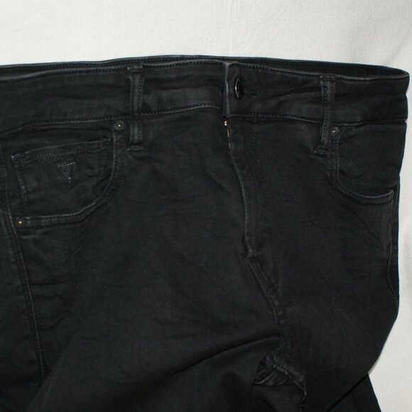 Guess Skinny Black Jeans Size 33 x 32 - Picture 12 of 16